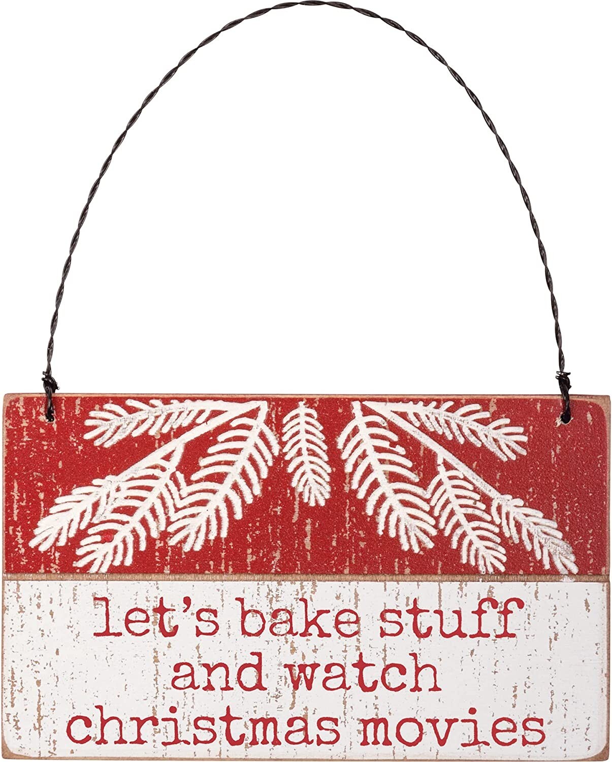 Let’s Bake Stuff Watch Christmas Movies Hanging Ornament Primitives By Kathy
