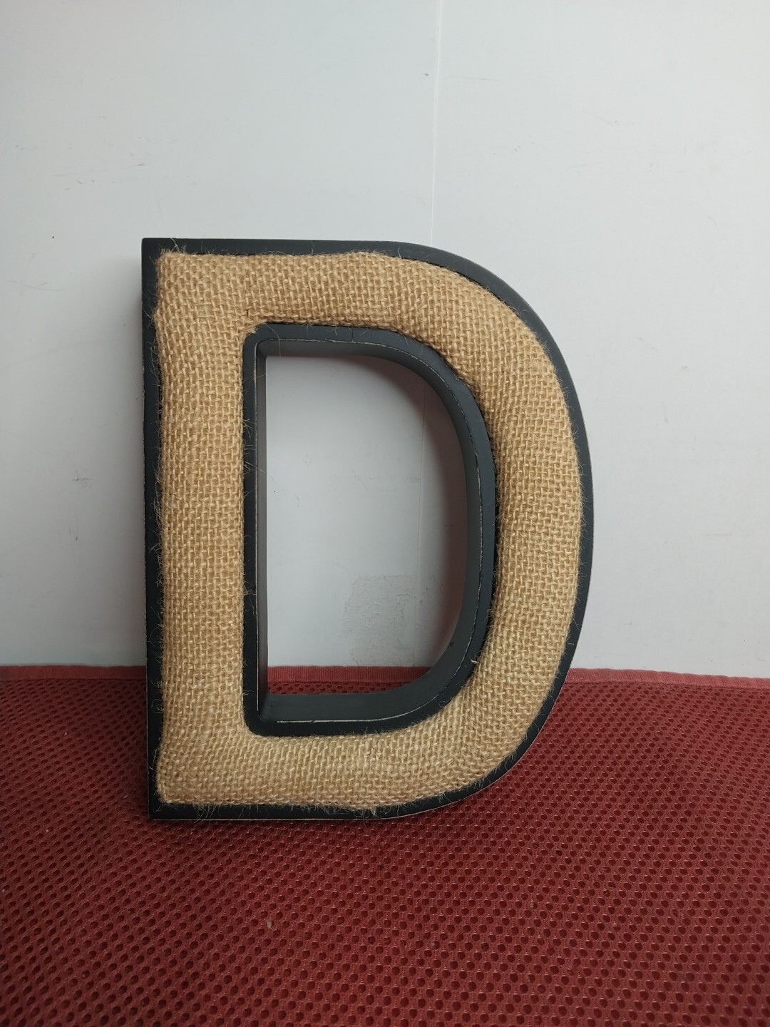 Letter D Wall Decor 7 3/8 × 5 3/4 Inches