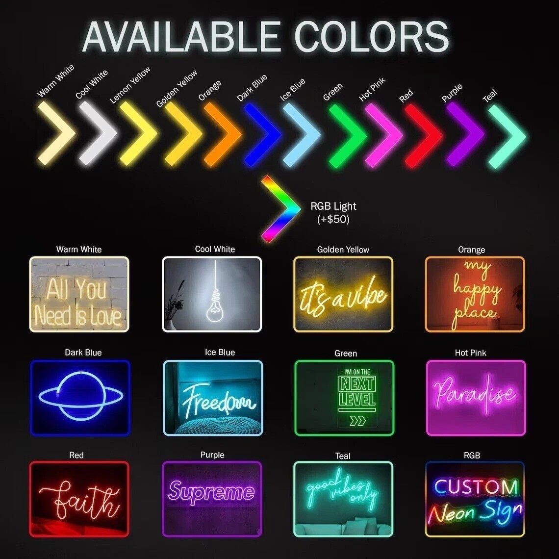 Customized Wedding Led Neon Sign Personalized Led Wedding Party Gift Decor