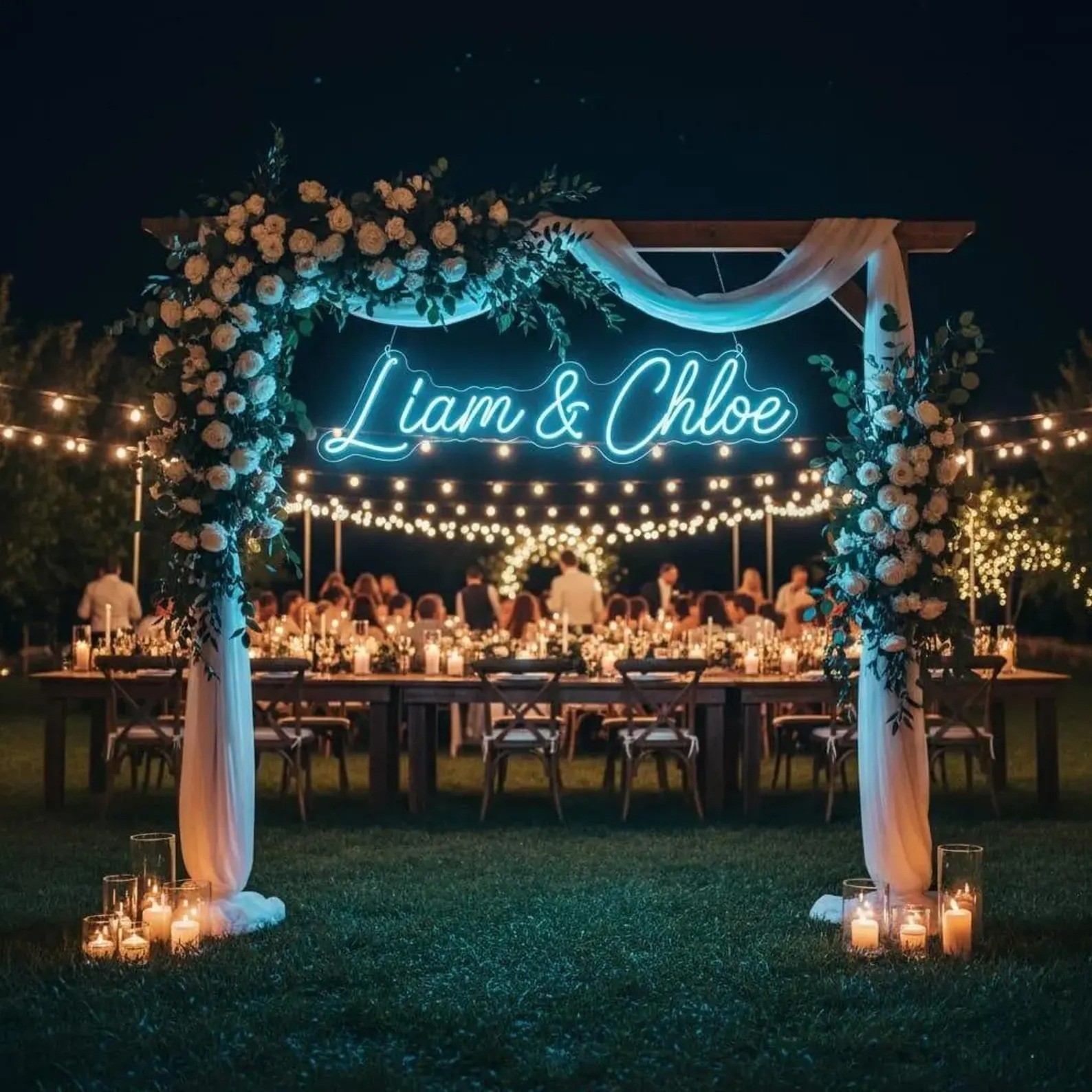 Customized Wedding Led Neon Sign Personalized Led Wedding Party Gift Decor