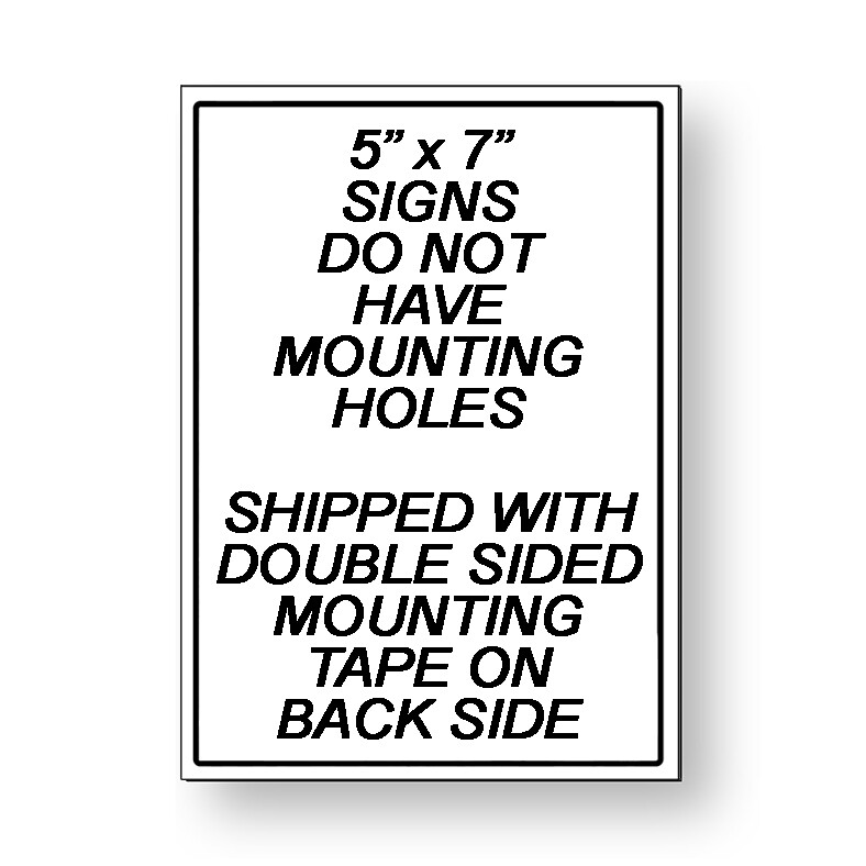 Please Deliver All Packages To Back Door Metal Sign 5 SIZES delivery SI191