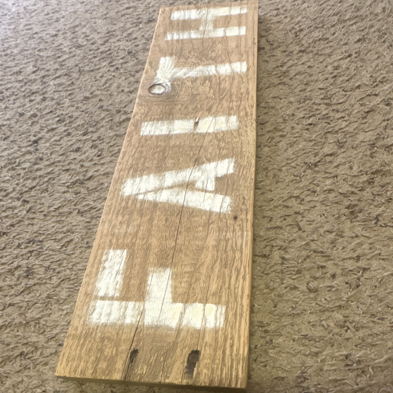 Wood Farmhouse Hanging FAMILY Sign Brown/White Rectangle Vertical Plaque