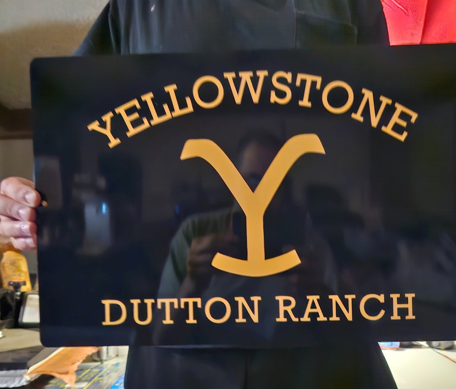 New Yellowstone Dutton Ranch 12×18 inch aluminum sign.