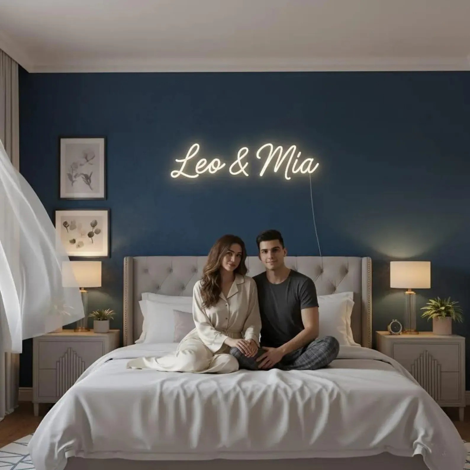 Customized Wedding Led Neon Sign Personalized Led Wedding Party Gift Decor