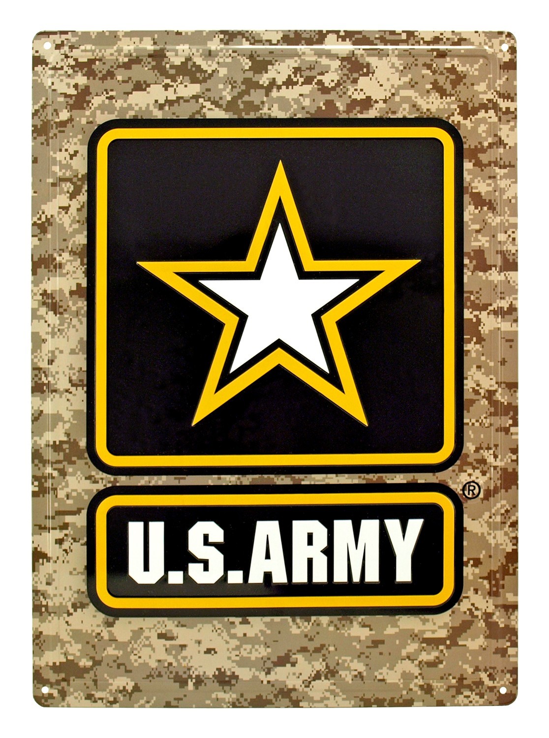 U.S. ARMY 12″ x 17″ Embossed Metal Sign New!