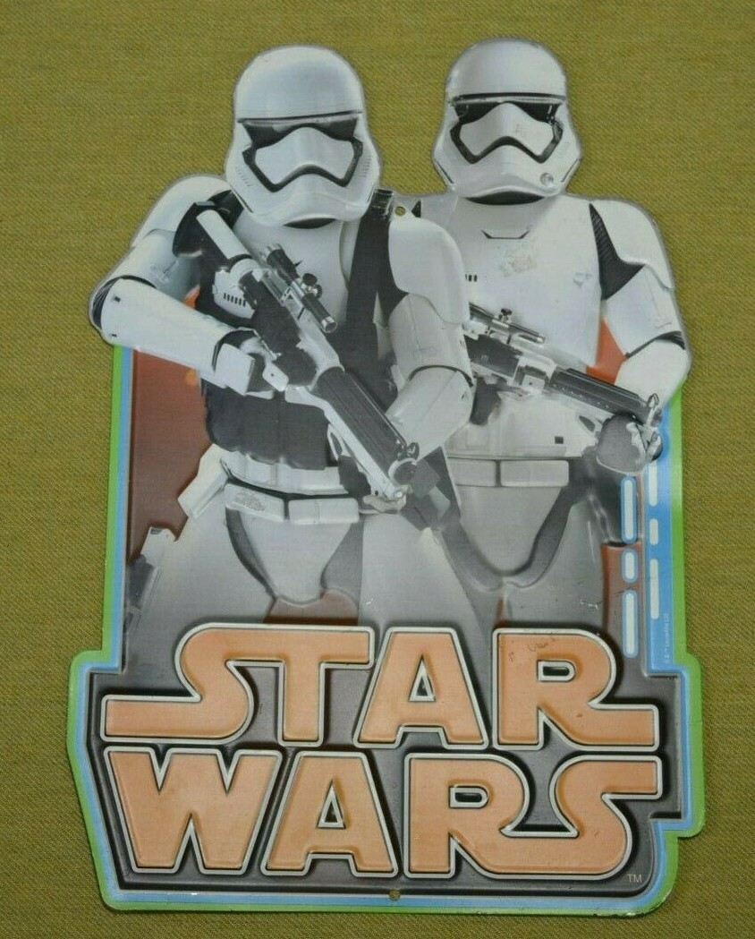 Star War Storm Troopers Tin Metal Sign Garage Metal Wall Decor Lucasfilm 9×13