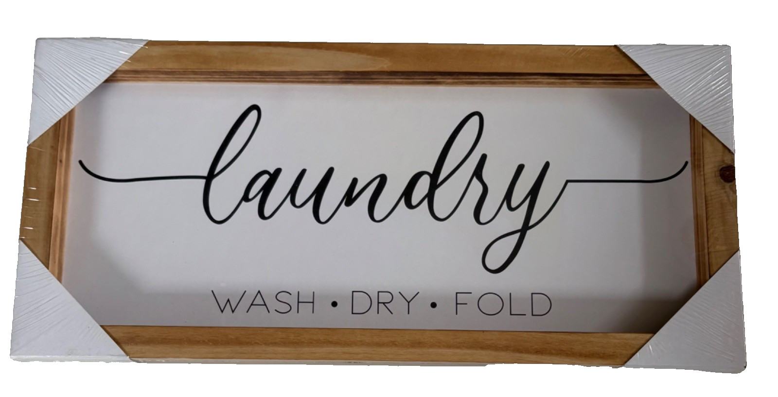 Farmhouse Laundry Room Sign Decor, New in box, 17″x 8″x 0.5″