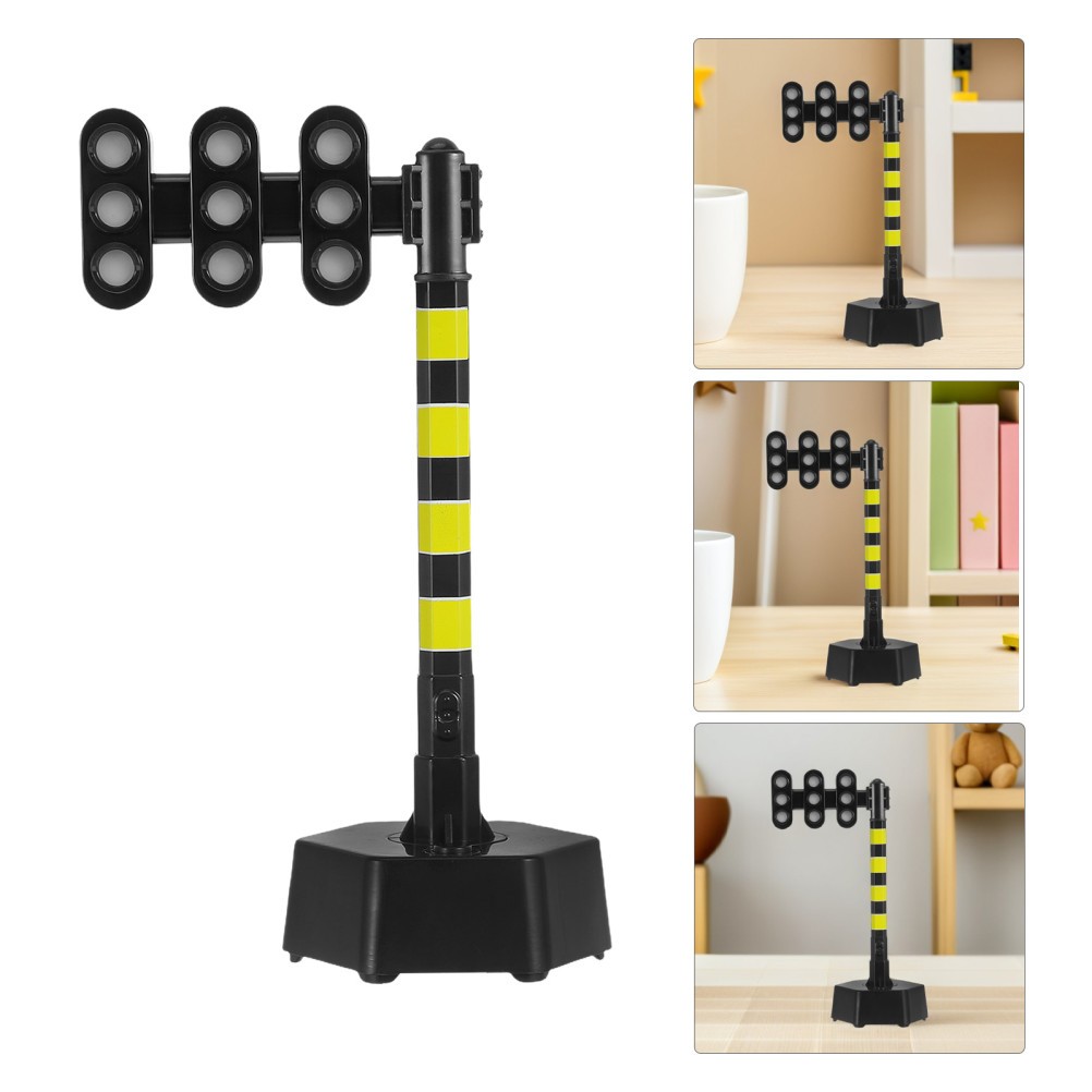 Traffic Light Toy Traffic Signal Model Playset with Sound and Light for Learning