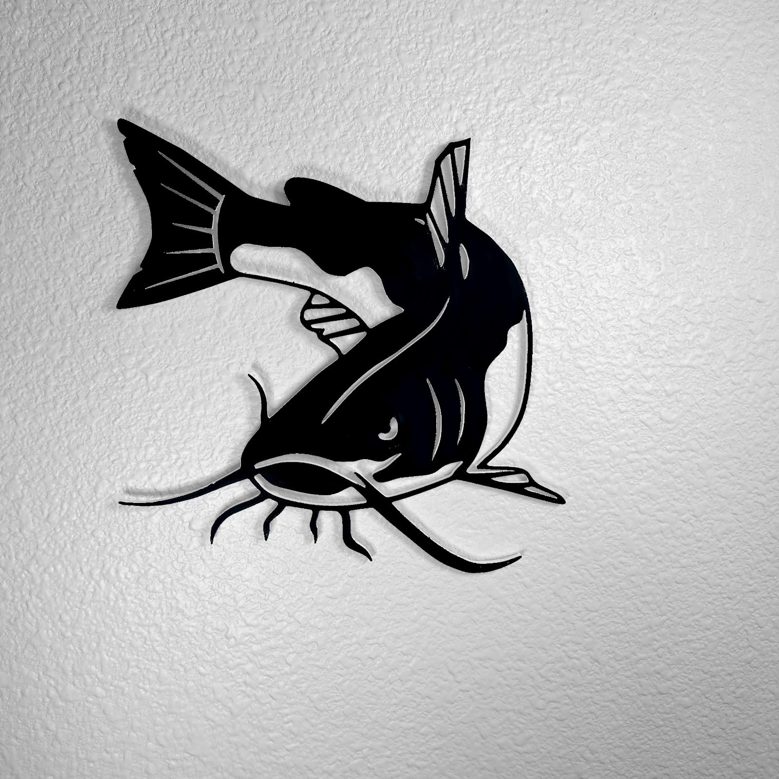 Homemade Catfish Hanging Wall Art – Fishing Decor – Made in USA