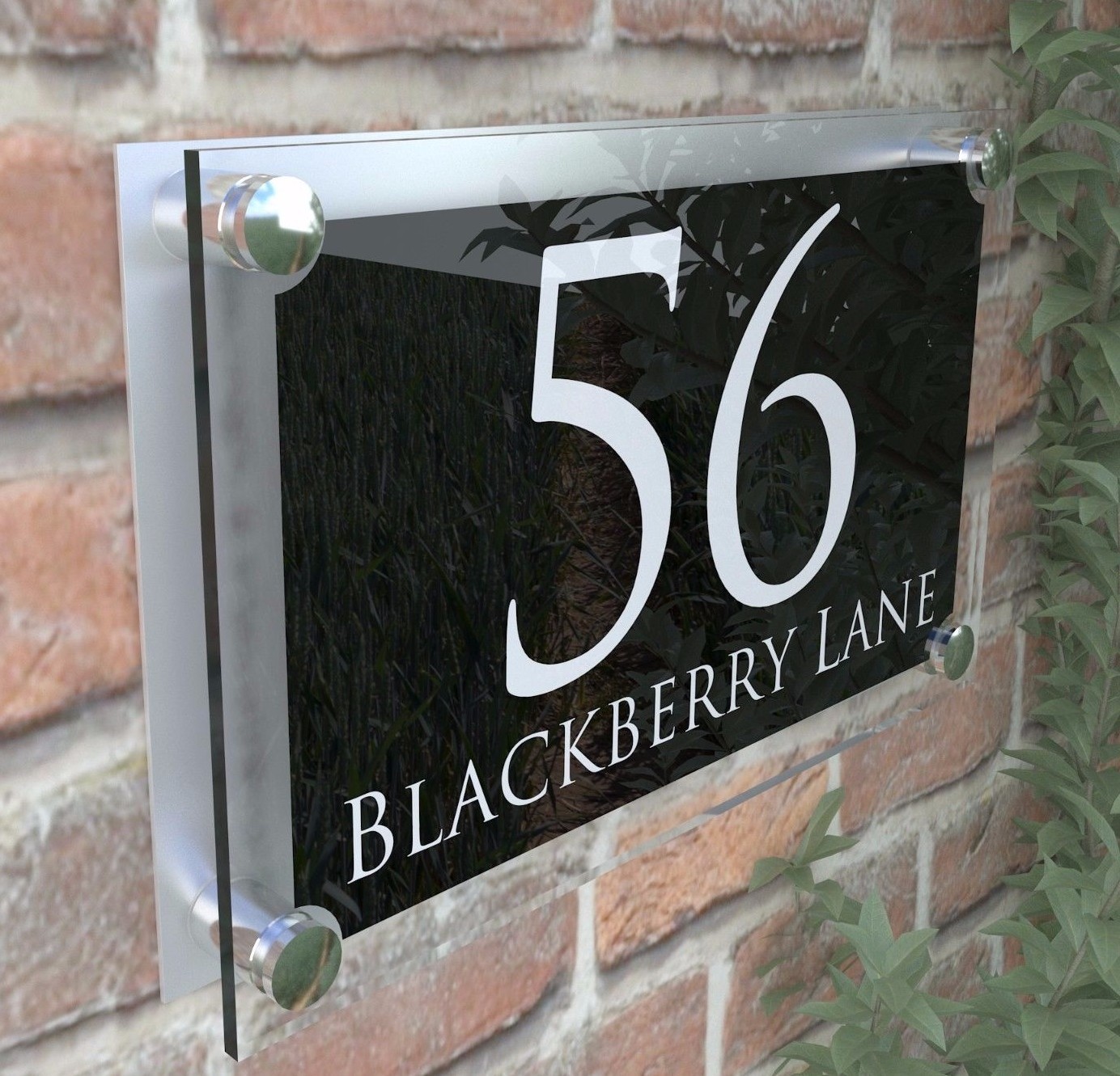 Large Contemporary House Sign Plaques Door Number 1 – 999 Address door numbers