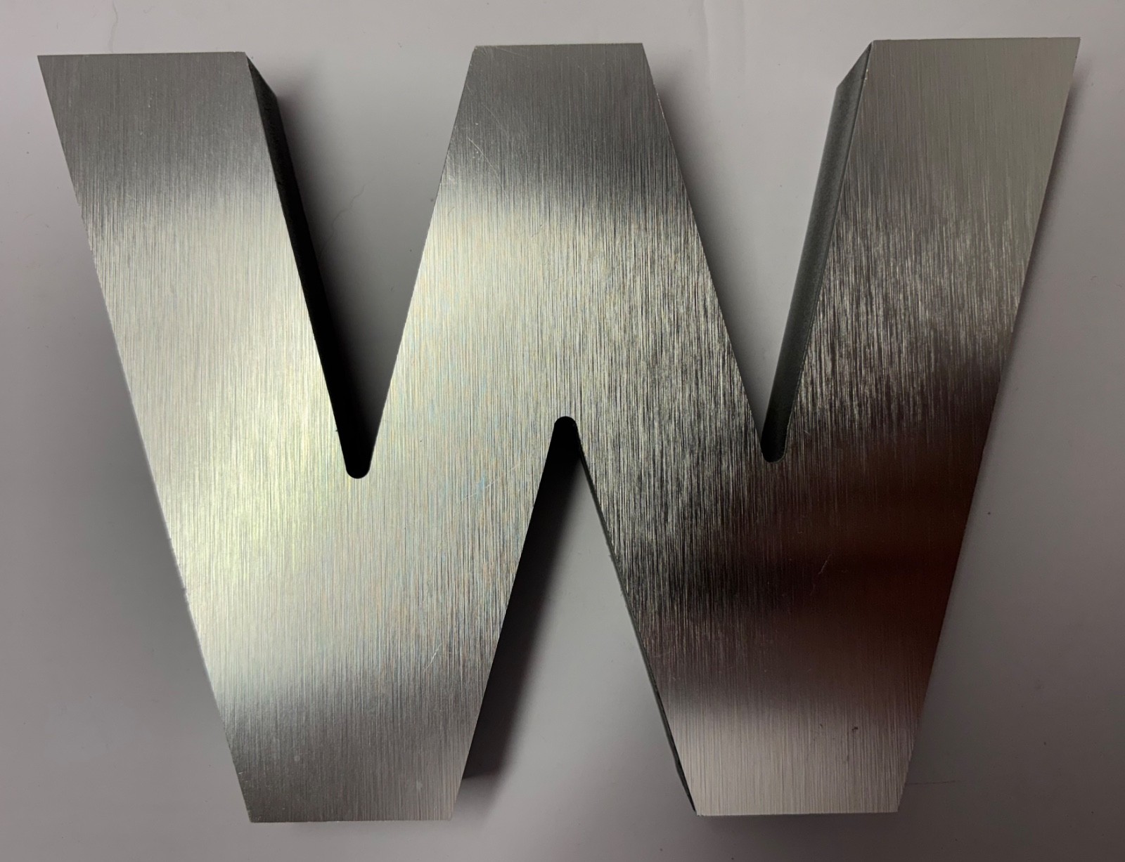 Reclaimed Dept Store Display Letters Metal on Wood YOU CHOOSE 6” Tall x 1” Thick