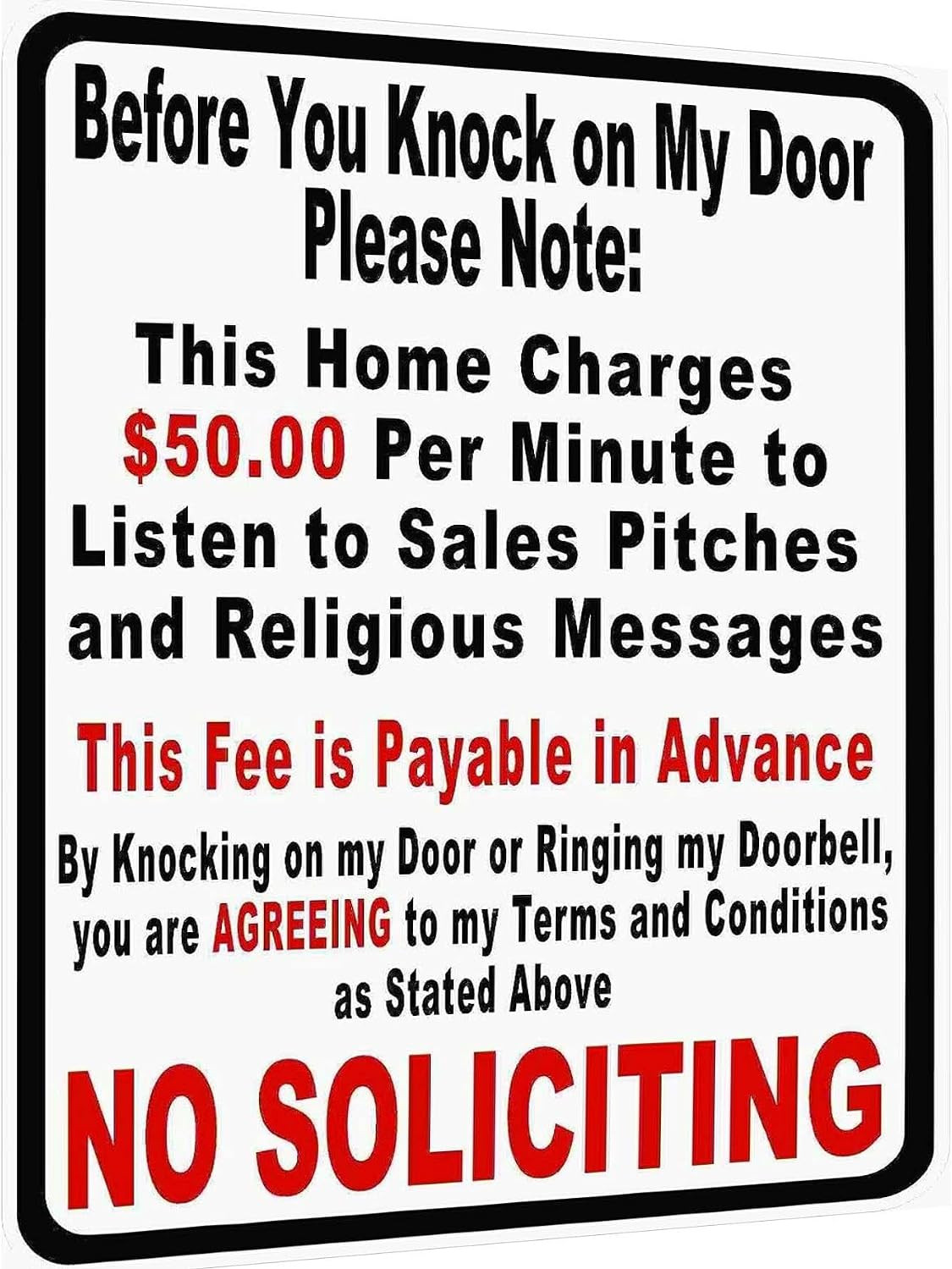 Vintage Metal Tin Sign Funny Sarcastic Party Wall Art Decor Signs, Before You