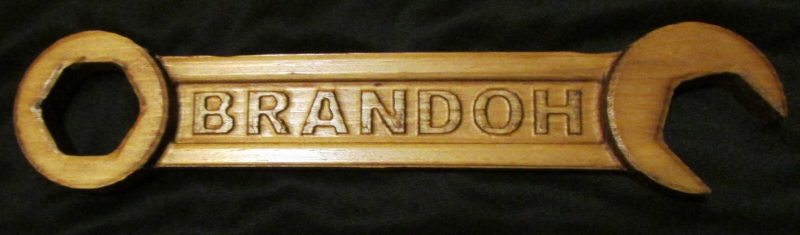 Custom made Personalized Garage Shop wood sign 3″ X 13 1/2″