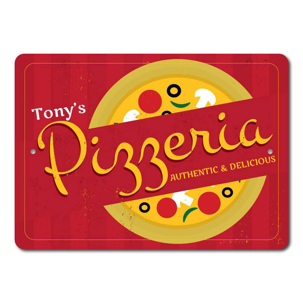 Pizzeria Metal Sign