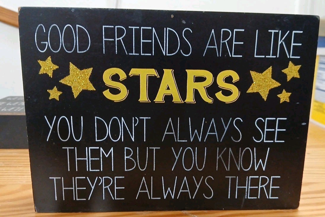 Kirklands Lot Of 2 Wall Decor Friends New Friends Sign Art Friends Picture 7 x 5