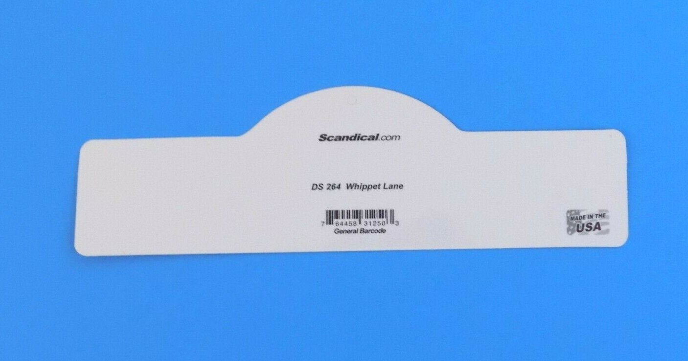 Dogtown – Whippet Lane ~ Laminated Plastic Dog Street Sign ~ New