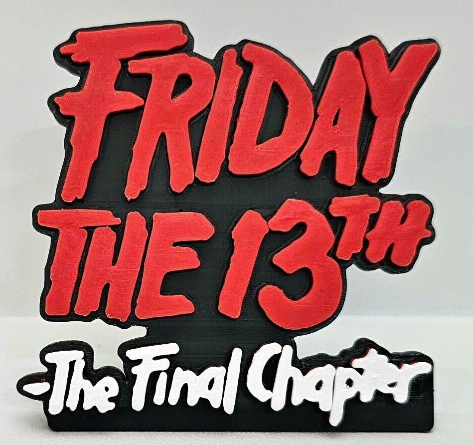 FRIDAY the 13th 4 v2 Movie Plaque