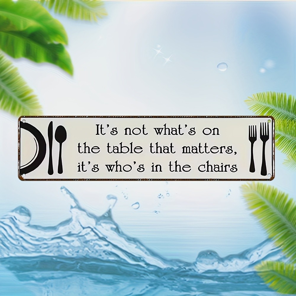 Iron Drawing Board 40cm x 10cm Decorative Sign